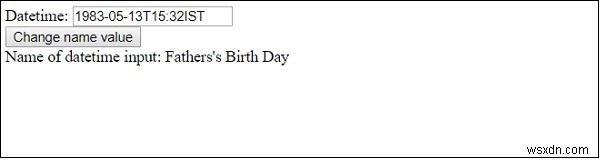HTML DOM Input Datetimeのnameプロパティの使い方を徹底解説
