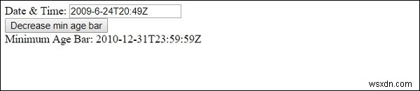 HTML DOM Input Datetime の min プロパティの使い方を解説