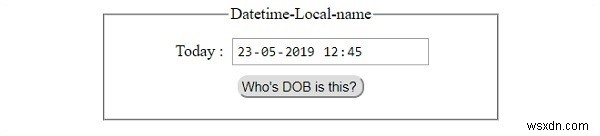 HTML DOM 入力日時(datetime-local)のnameプロパティとは?使い方を解説