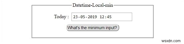 HTML DOM Input DatetimeLocalのminプロパティとは?構文と使い方を解説