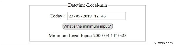 HTML DOM Input DatetimeLocalのminプロパティとは?構文と使い方を解説