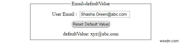 HTML DOMのInput Email defaultValueプロパティの使い方を解説
