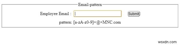 HTML DOM 入力メール pattern プロパティの使い方とサンプルコード解説
