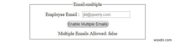 HTML DOMのInput Email multipleプロパティとは?使い方とサンプルコードを解説