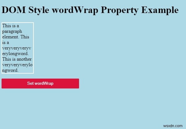 HTML DOM スタイルの wordWrap プロパティとは?使い方をわかりやすく解説