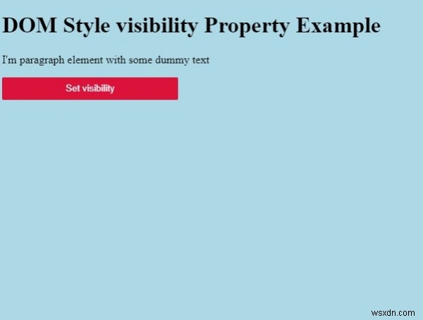 HTML DOMスタイルのvisibility(可視性)プロパティの使い方を解説
