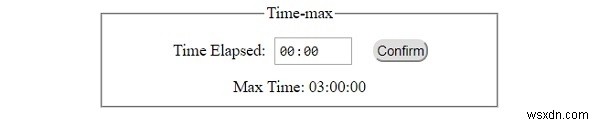 HTML DOM Input Time の max プロパティの使い方を解説
