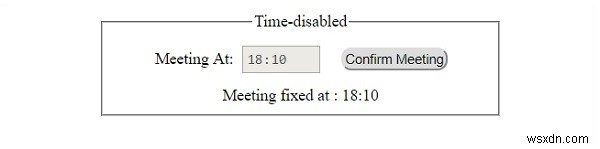 HTML DOMのInput Time disabledプロパティとは?使い方とコード例を解説