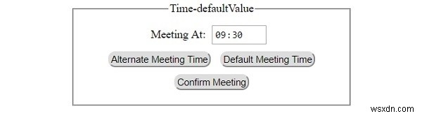 HTML DOM Input Time の defaultValue プロパティの使い方を徹底解説