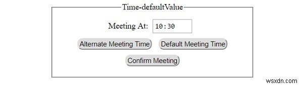 HTML DOM Input Time の defaultValue プロパティの使い方を徹底解説