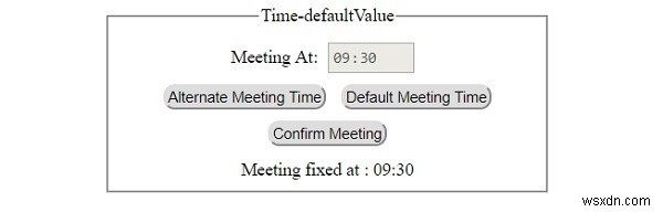 HTML DOM Input Time の defaultValue プロパティの使い方を徹底解説