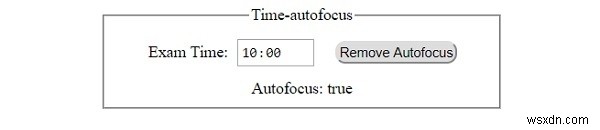 HTML DOMのInput Time autofocusプロパティとは?使い方を解説