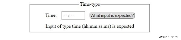 HTML DOM Input Time の type プロパティとは?使い方とサンプルコードを解説