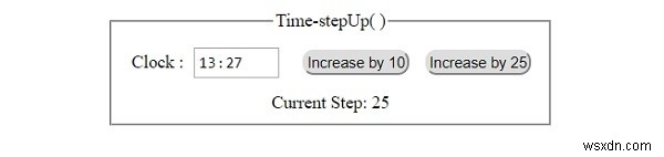 HTML DOMのInput Time stepUp()メソッドとは？使い方とサンプルコードを解説