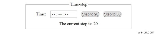 HTML DOM Input Timeのstepプロパティの使い方を解説