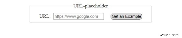 HTML DOM Input URLのplaceholderプロパティ解説！構文・使い方・実行例を紹介