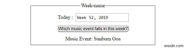 HTML DOM Input Week の name プロパティの使い方と取得・設定方法
