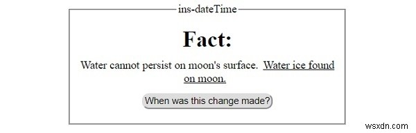 HTML DOM ins dateTime プロパティの使い方を解説