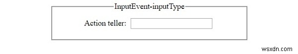 HTML DOMのInputEvent inputTypeプロパティとは？使い方とサンプルコードを解説