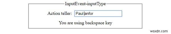 HTML DOMのInputEvent inputTypeプロパティとは？使い方とサンプルコードを解説