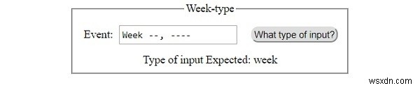 HTML DOM Input Week の type プロパティとは?使い方を解説