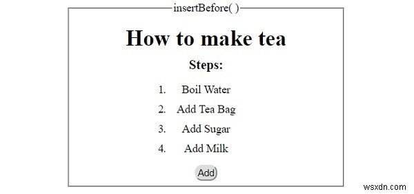 HTML DOMのinsertBefore()メソッドの使い方を徹底解説