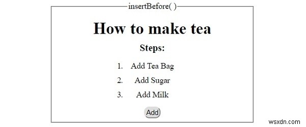 HTML DOMのinsertBefore()メソッドの使い方を徹底解説