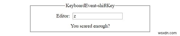 HTML DOM KeyboardEventのshiftKeyプロパティとは?使い方とサンプルコードを解説