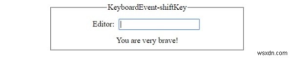 HTML DOM KeyboardEventのshiftKeyプロパティとは?使い方とサンプルコードを解説