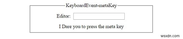 HTML DOM KeyboardEventのmetaKeyプロパティとは？構文と実装例をわかりやすく解説
