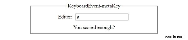 HTML DOM KeyboardEventのmetaKeyプロパティとは？構文と実装例をわかりやすく解説