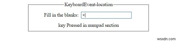 HTML DOM KeyboardEventのlocationプロパティとは?押されたキーの位置を取得する方法