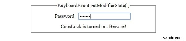 HTML DOM KeyboardEventのgetModifierState()メソッドの使い方を解説