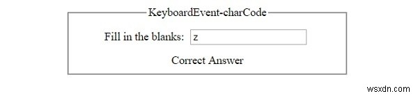 HTML DOM KeyboardEvent charCodeプロパティの使い方を解説