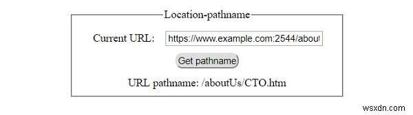 HTML DOMのLocation pathnameプロパティとは?使い方と構文を実例で解説