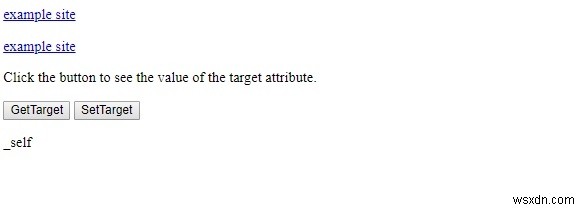 HTML DOM アンカーのtargetプロパティとは?使い方と設定値を解説