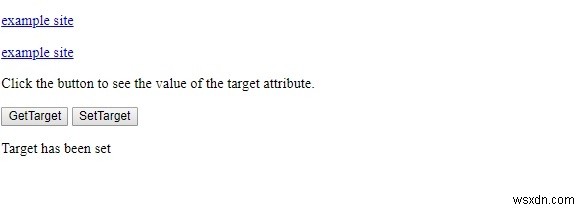 HTML DOM アンカーのtargetプロパティとは?使い方と設定値を解説