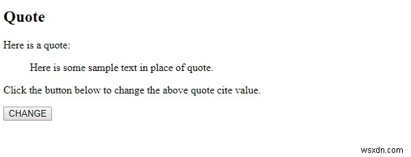 HTML DOM blockquoteのciteプロパティとは?設定方法と使い方を解説