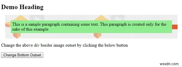 HTML DOMのborderImageOutsetプロパティとは?使い方と設定方法をわかりやすく解説