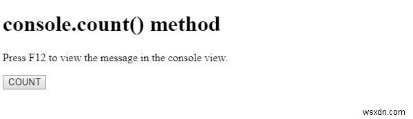 HTML DOMのconsole.count()メソッドとは?使い方とサンプルコードを解説