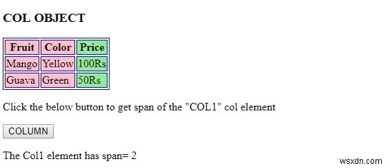 HTML DOM Columnオブジェクトとは? col 要素のプロパティ取得・設定方法を解説