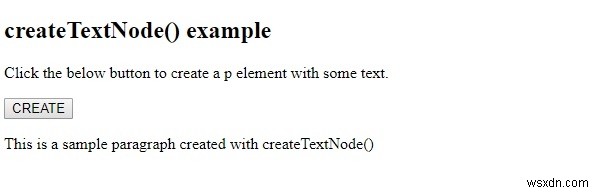 HTML DOMのcreateTextNode()メソッドとは？使い方をサンプルコードで解説