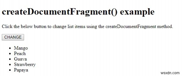 HTML DOMのcreateDocumentFragment()メソッドとは?基本と使い方を解説
