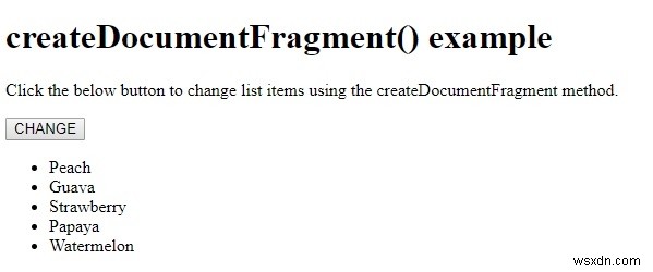 HTML DOMのcreateDocumentFragment()メソッドとは?基本と使い方を解説
