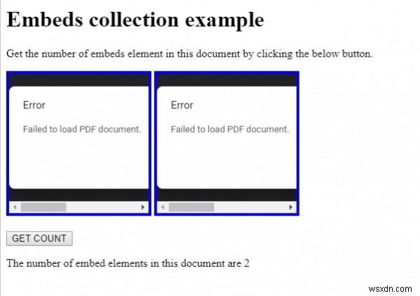HTML DOMのembedsコレクションとは?プロパティ・メソッドと使い方を徹底解説