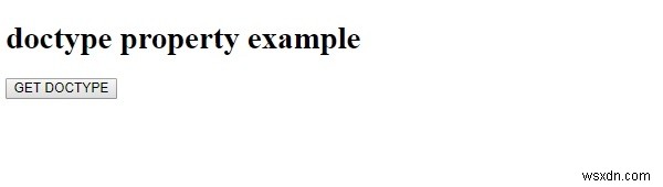 HTML DOMのdoctypeプロパティとは?構文と使い方をわかりやすく解説