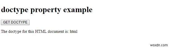 HTML DOMのdoctypeプロパティとは?構文と使い方をわかりやすく解説
