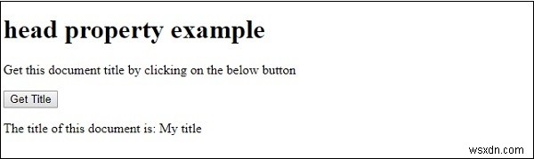 HTML DOM headプロパティとは?構文と使い方をわかりやすく解説