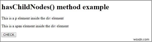 HTML DOMのhasChildNodes()メソッドとは？子ノードの有無をチェックする方法