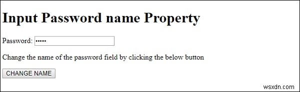 HTML DOM パスワード入力フィールドのnameプロパティとは?使い方を徹底解説